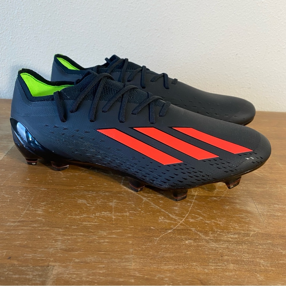Adidas X Speedportal.1 FG Soccer Cleat Black Red MSRP $250 - Size 7
